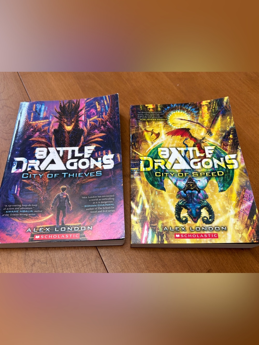 3/$25 Scholastic Battle Dragons Duo -by Alex London